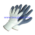 10 Gauge Polyester Liner, Latex Coating, Crinkle Finish Handschuh